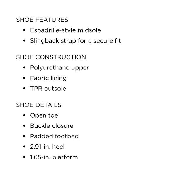 Qupid Caleb Wedge Sandal Heels Black Espadrille Womens Size 6 - Picture 5 of 7